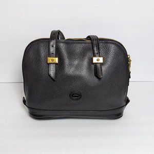 Dooney Bourke Vintage Black AWL Metro Dome